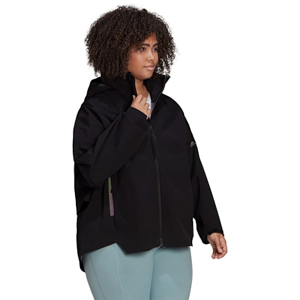 Adidas Jakke Myshelter R.r Big Sort 4X Kvinde