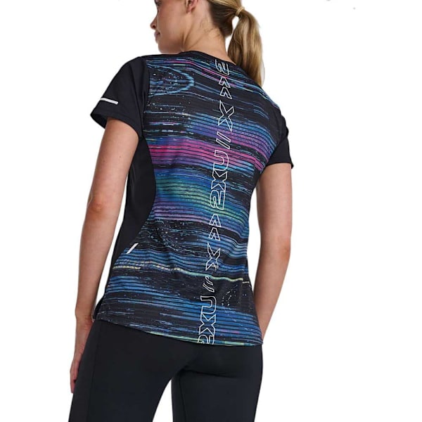 2xu Lyhythihainen T-paita Light Speed Musta L Nainen