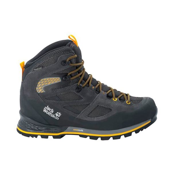 Jack Wolfskin Force Crest Texapore Mid Vandrestøvler Sort EU 45 1/2 Mand