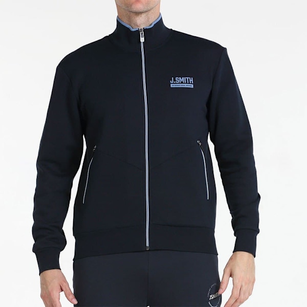 John Smith Erren Sweatshirt Med Lynlås Blå M Mand
