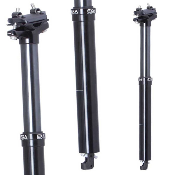 Exaform Dropper Sadelstolpe Ksp900-i 75 Mm Silver 220-295 mm / 30.9 mm