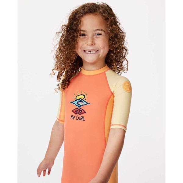 Rip Curl Taaperon Takavetoketju Shortsi Cosmic Oranssi 101-108 cm