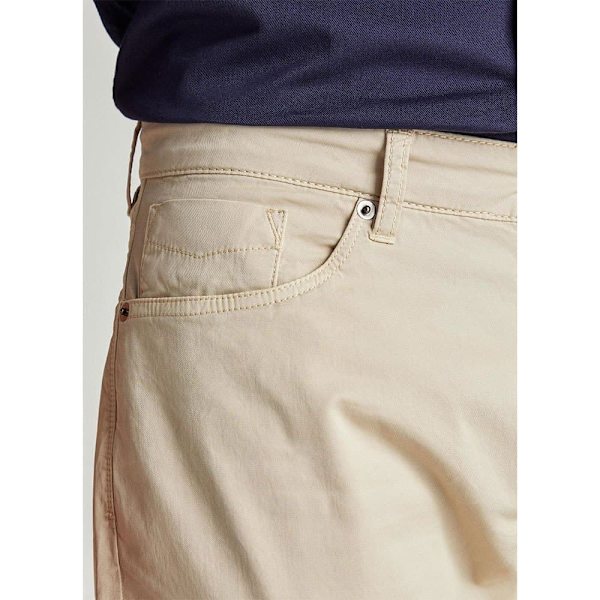 FaÇonnable F10 5 Pocket Gd Light Gab Stretch Housut Beige 33 Mies
