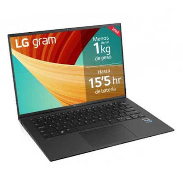 Lg Bærbar 14z90r-g.ap75b 14´´ I7-1360p/32gb/512gb Ssd Søvfarvet Spanish QWERTY / EU Plug Sort