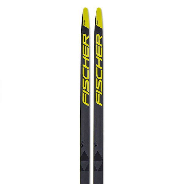 Fischer Nordiske Ski Carbonlite Classic+race Classic Ifp Junior Gul,Sort 177