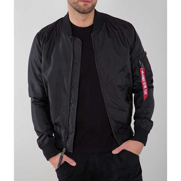 Alpha Industries Ma-1 Tt Jakke Sort M Mand