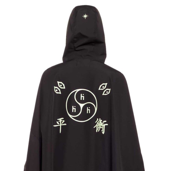 Grimey Space Hammu Regnfrakke Sort 3XL Mand
