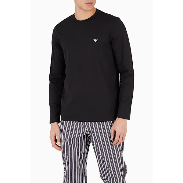 Emporio Armani 111860-4f576 Pyjamas Med Långa ärmar Svart XL Man