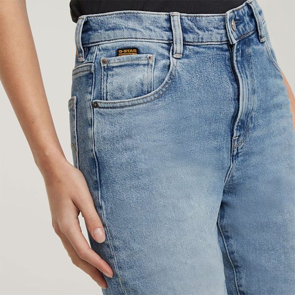 G-star Viktoria High Straight Fit Jeans Blå 27 / 28 Kvinna