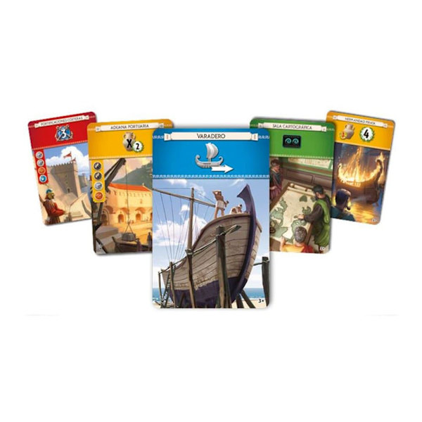 Asmodee Kortspel 7 Wonders Armada Nueva Edición Flerfärgad