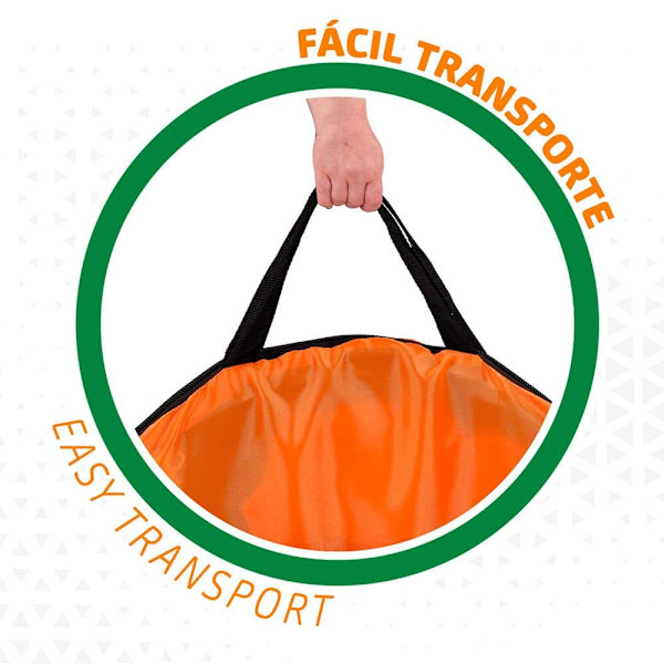 Aktive Fodbold Mål Pop-up Orange,Sort