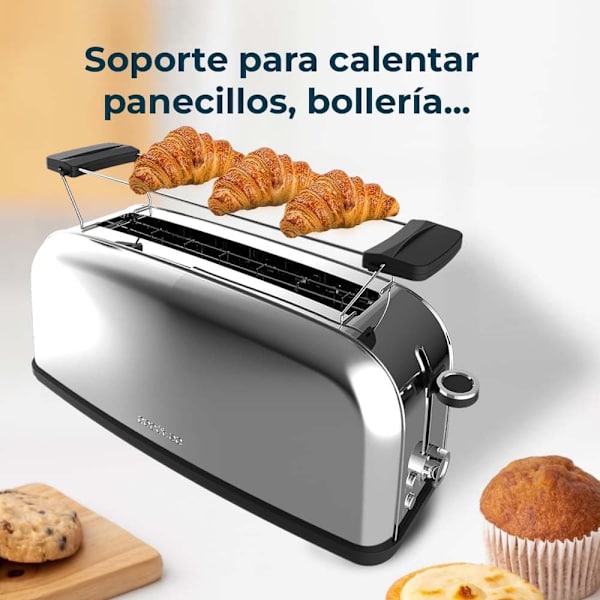 Cecotec Brødrister Toastin´ Time 850 Inox Long
