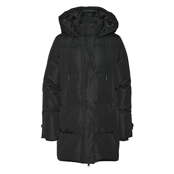 Vero Moda Leonielea Down Frakke Sort XS Kvinde