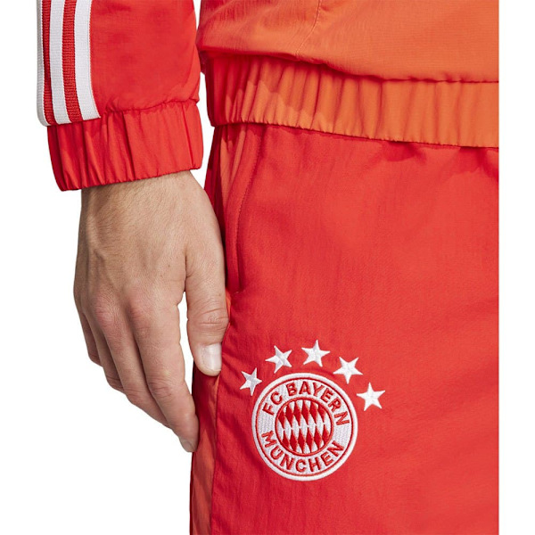 Adidas Byxor Före Match Bayern Munich 23/24 Röd M