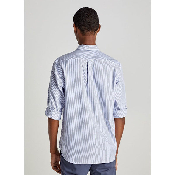 FaÇonnable Clb Bd Oxf New Pkt Skjorte Med Lange ærmer Blå 3XL Mand