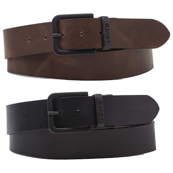 Levis Accessories Reversible Core Metal Bälte Brun,Svart 80 cm Man