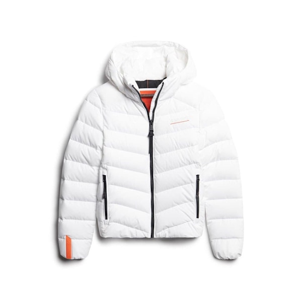 Superdry Vadderad Jacka Microfibre Vit 2XS Kvinna