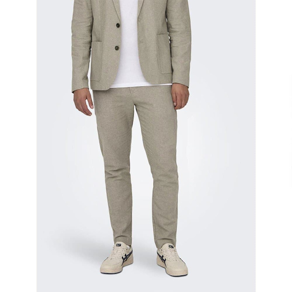 Only & Sons Eve Mix 0132 Slim Fit Housut Beige 50 Mies