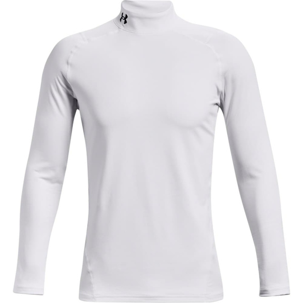 Under Armour Figursydd Höghalsad Undertröja Coldgear® Vit M Man