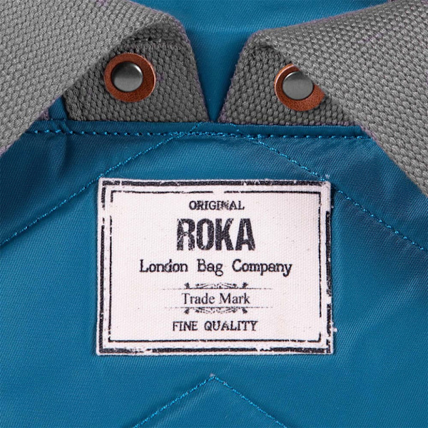 Roka London Bantry B Recycled Canvas Ryggsäck Blå M