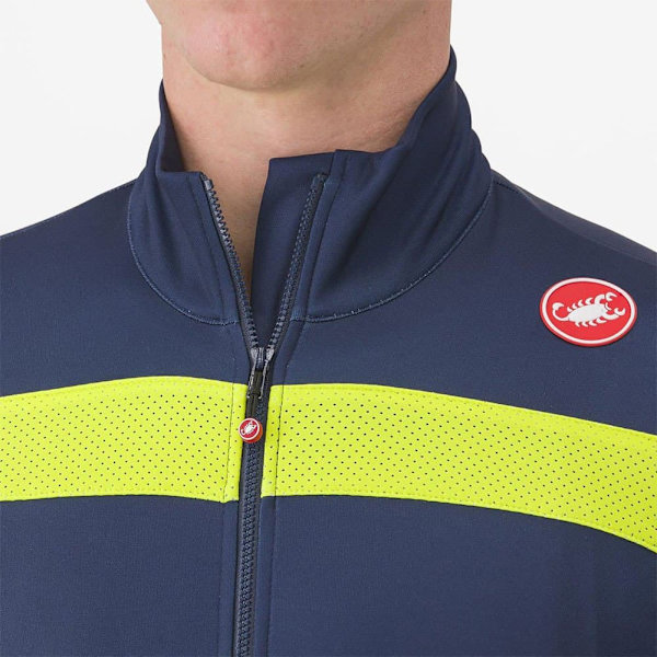 Castelli Langærmet Trøje Puro 3 Fz Blå M Mand