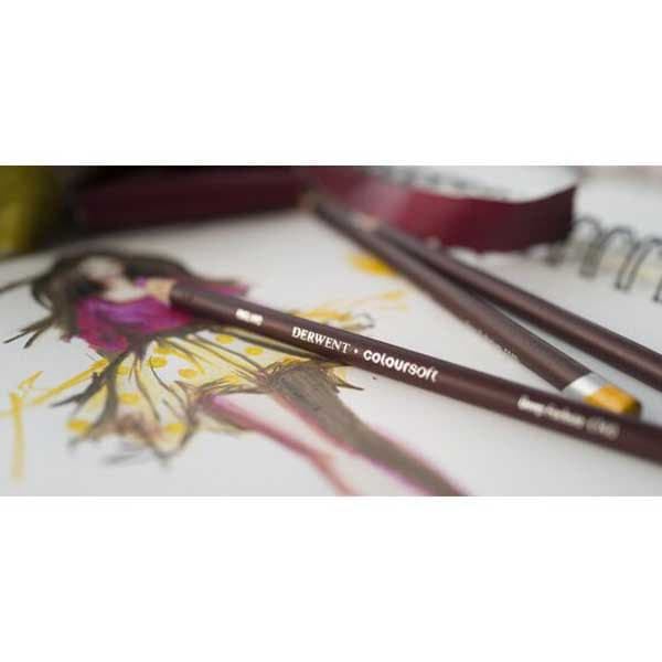 Derwent Metalkasse Blyant Coloursoft 24 Enheder