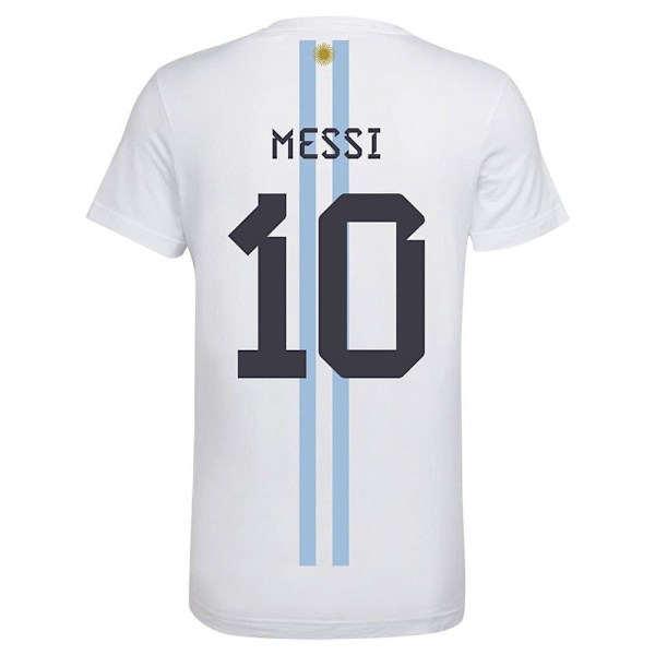 Adidas Kortärmad T-shirt Messi 10 Gfx Vit L Man