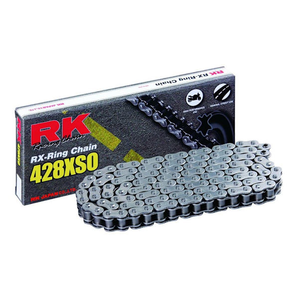 Rk 428 Xso Clip&rivet Rx Ring Drive Kæde Søvfarvet 110 Links