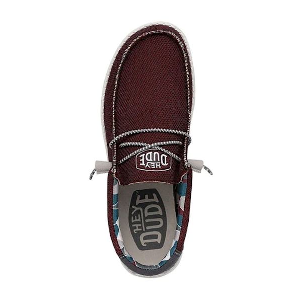 Hey Dude Sko Wally Sox Triple Needle Rød EU 43 Mand