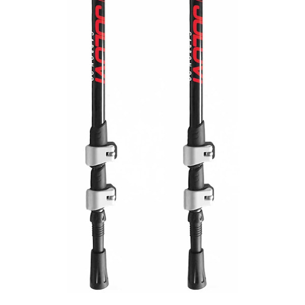 Joluvi Polakker Carbon Klamp 2.0 Rød,Sort 65-135 cm