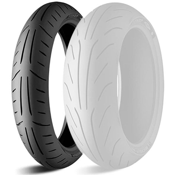 Michelin Moto Dæk M/c 58s Power Pure Sc Front Tl-459869 Sort 120 / 80 / R14