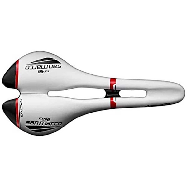 Selle San Marco Satula Aspide Open Fit Racing Valkoinen 132 mm