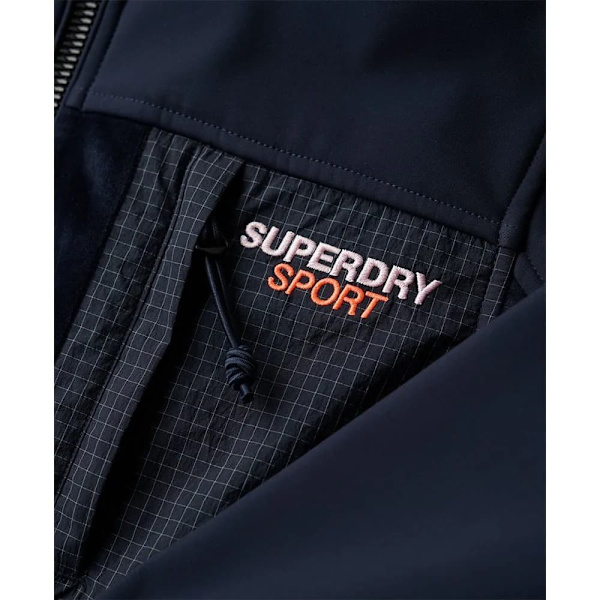 Superdry Hybrid Trekker Jacka Blå XL Kvinna