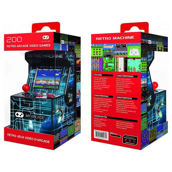 My Arcade Retro Konsol Retro Machine 200 Games 8 Bit