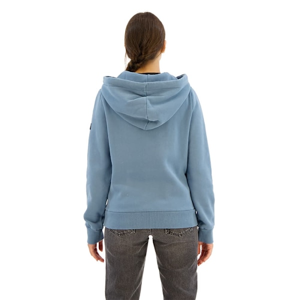 Superdry Embellished Vl Graphic Huvtröja Blå S Kvinna