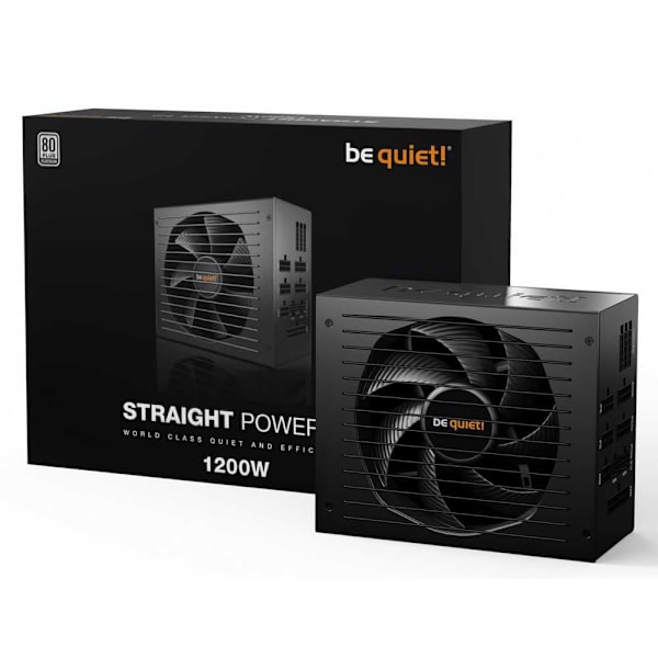 Be Quiet Modulaarinen Virtalähde Straight Power 12 80+platinum 1200w Musta