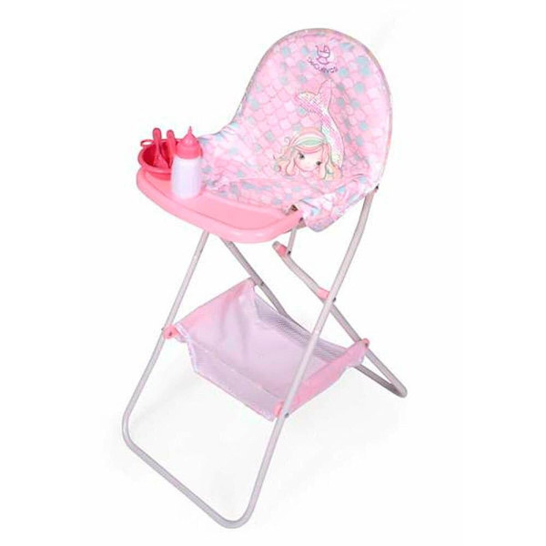 Decuevas Fällbar Trona Med Tillbehör Ocean Fantasy 65x32x42 Centimeter Rosa