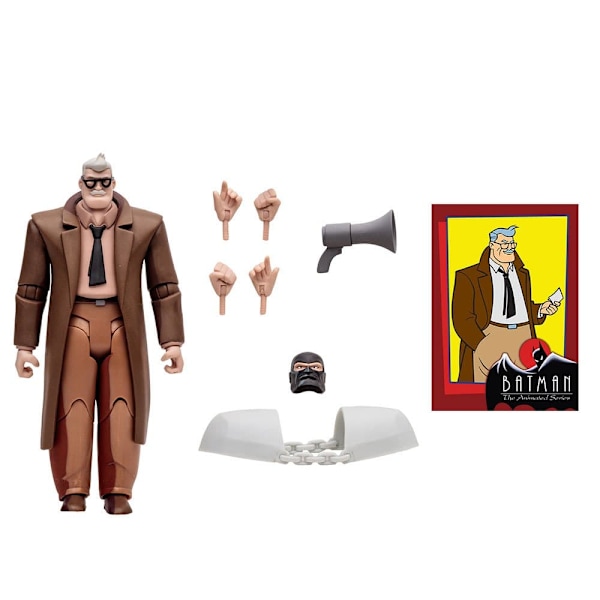 Mcfarlane Dc Batman Animated Series Commissioner Gordon Figur 15 Cm