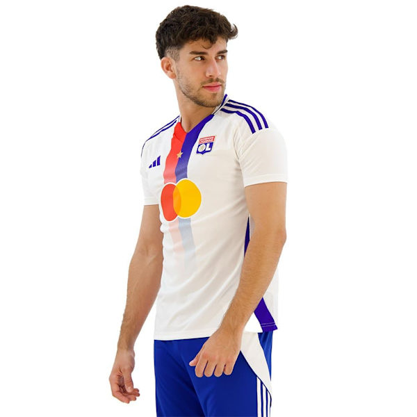 Adidas Olympique Lyon 24/25 Lyhythihainen Kotipaita Valkoinen XL