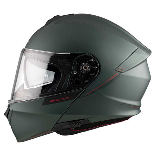 Mt Helmets Genesis Sv Modulær Hjelm Sort XL