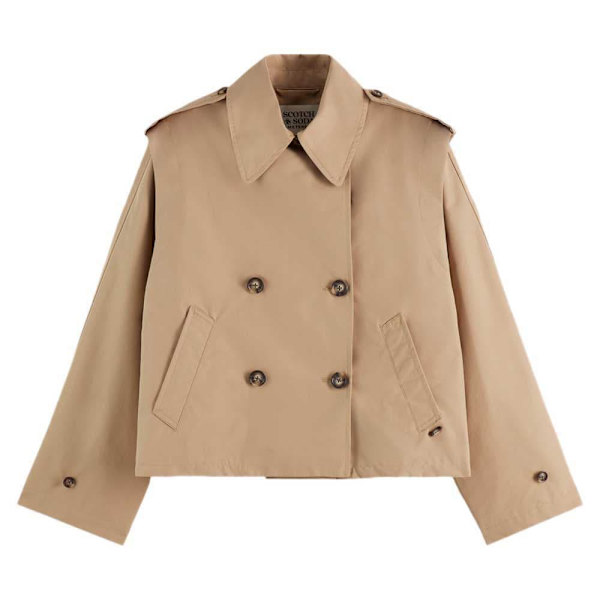 Scotch & Soda 177584 Regnrock Beige XS Kvinna