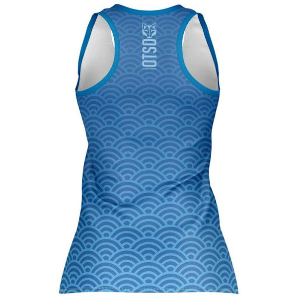 Otso Hihaton T-paita Singlet Sininen XS Nainen