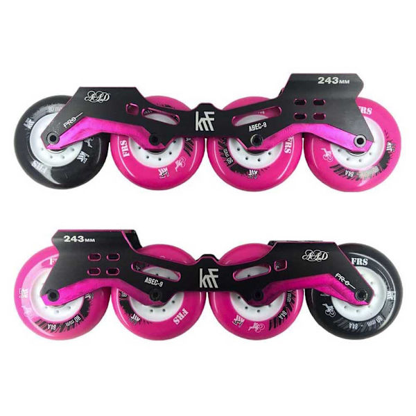 Krf Inline Skates Ram Angel 4x80 Set Rosa 246 mm