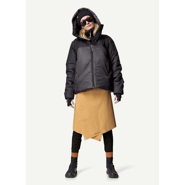 Houdini Double Dunfri Jacka Svart XL Kvinna