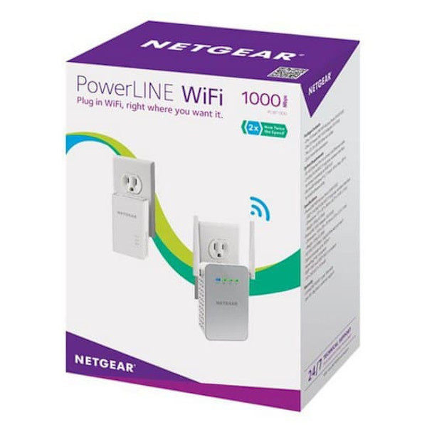 Netgear Plc Adapter Powerline 1000+wifi Set Hvid