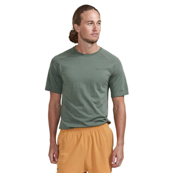 Craft Core Dry Active Comfort Kortærmet Baselayer Grøn L Mand