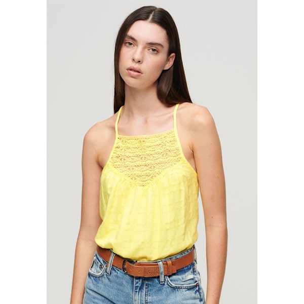 Superdry Lace Beach Hihaton T-paita Keltainen XS Nainen