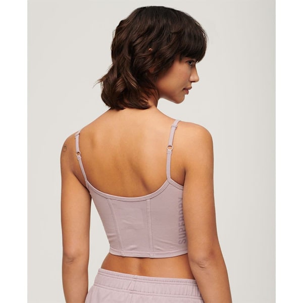 Superdry Sport Tech Corset Hihaton T-paita Violetti S Nainen