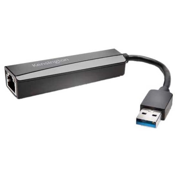 Kensington Til Ethernet-adapter Usb 3.0 Sort Sort