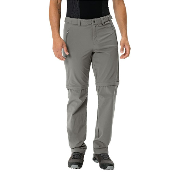 Vaude Byxor Farley Stretch T-zip Iii Grå 56 / Short Man